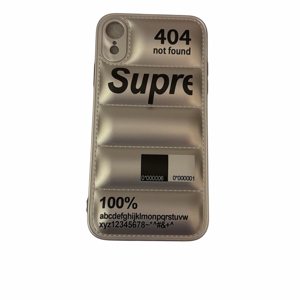 Supre 404 Not Found Puff Jacket iPhone XR
